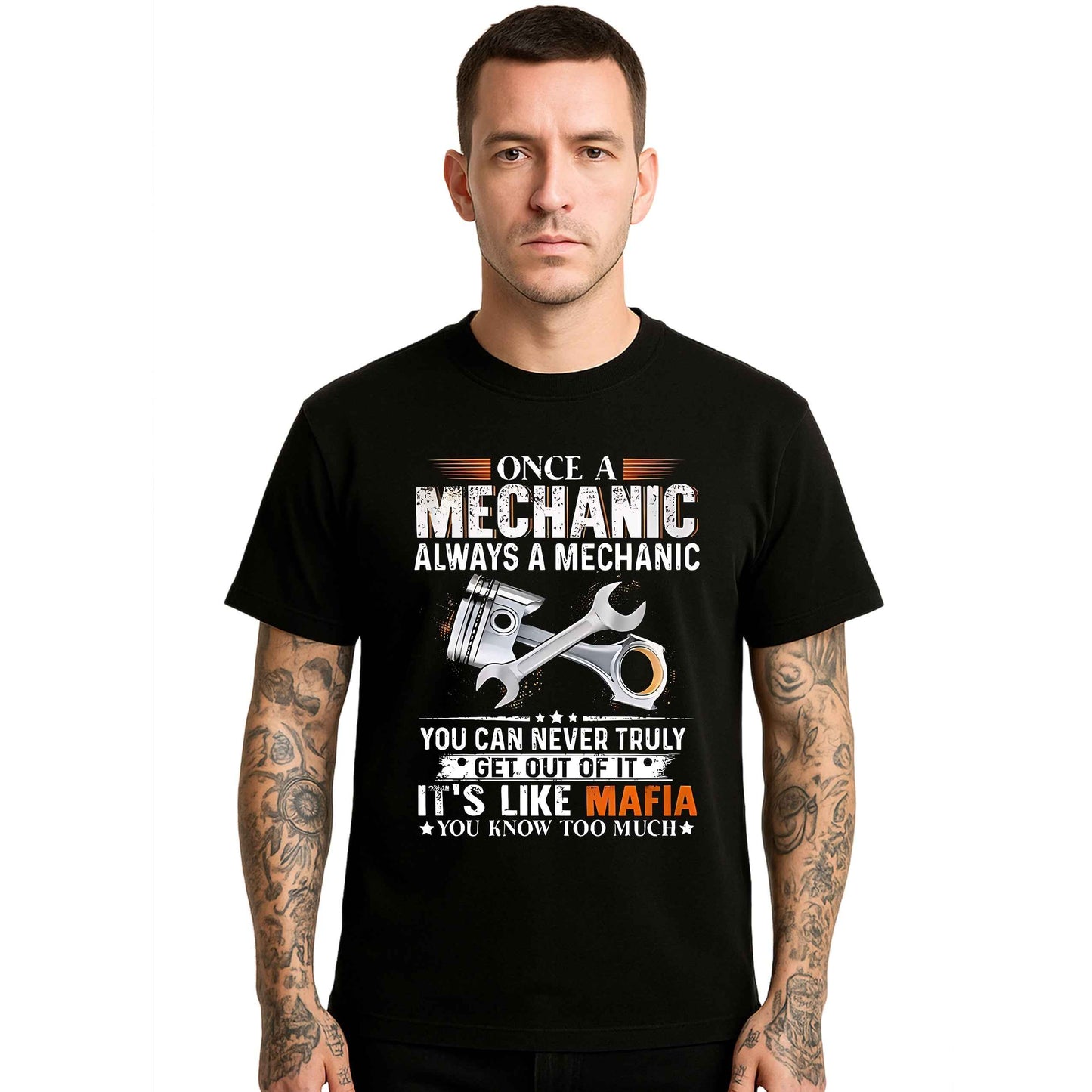 Once A Mechanic Always | T-Shirt For Men's Once A Mechanic Always | T-Shirt For Men's