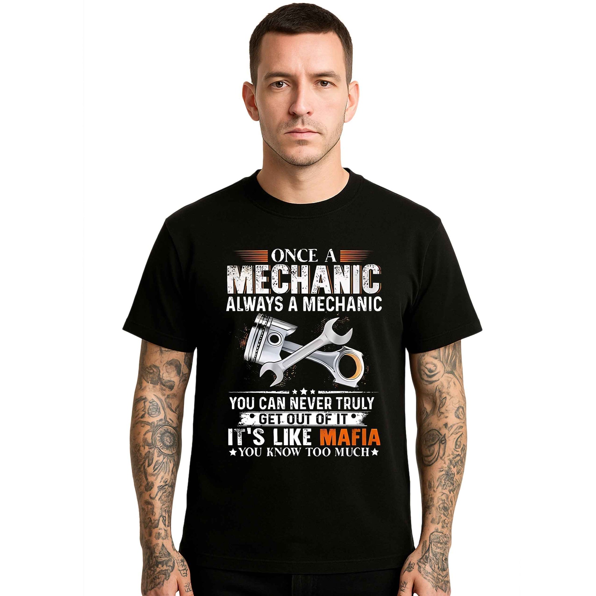 Once A Mechanic Always | T-Shirt For Men's Once A Mechanic Always | T-Shirt For Men's