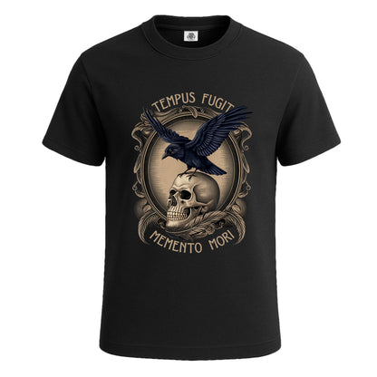 Tempu Fugit Memento | T-Shirt For Men's BLACK T-SHIRT Tempu Fugit Memento | T-Shirt For Men's