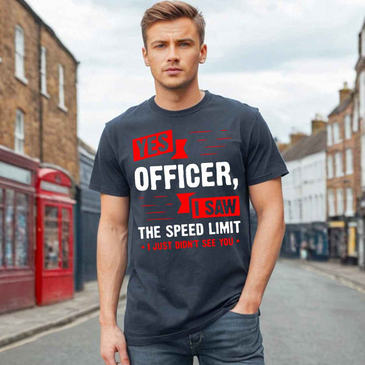 Yes Officer I Saw | MEN'S T-SHIRT