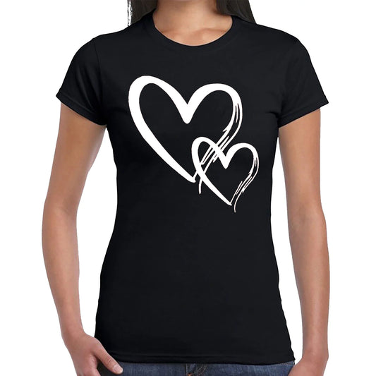 Double Heart Love | LADIES T-SHIRT