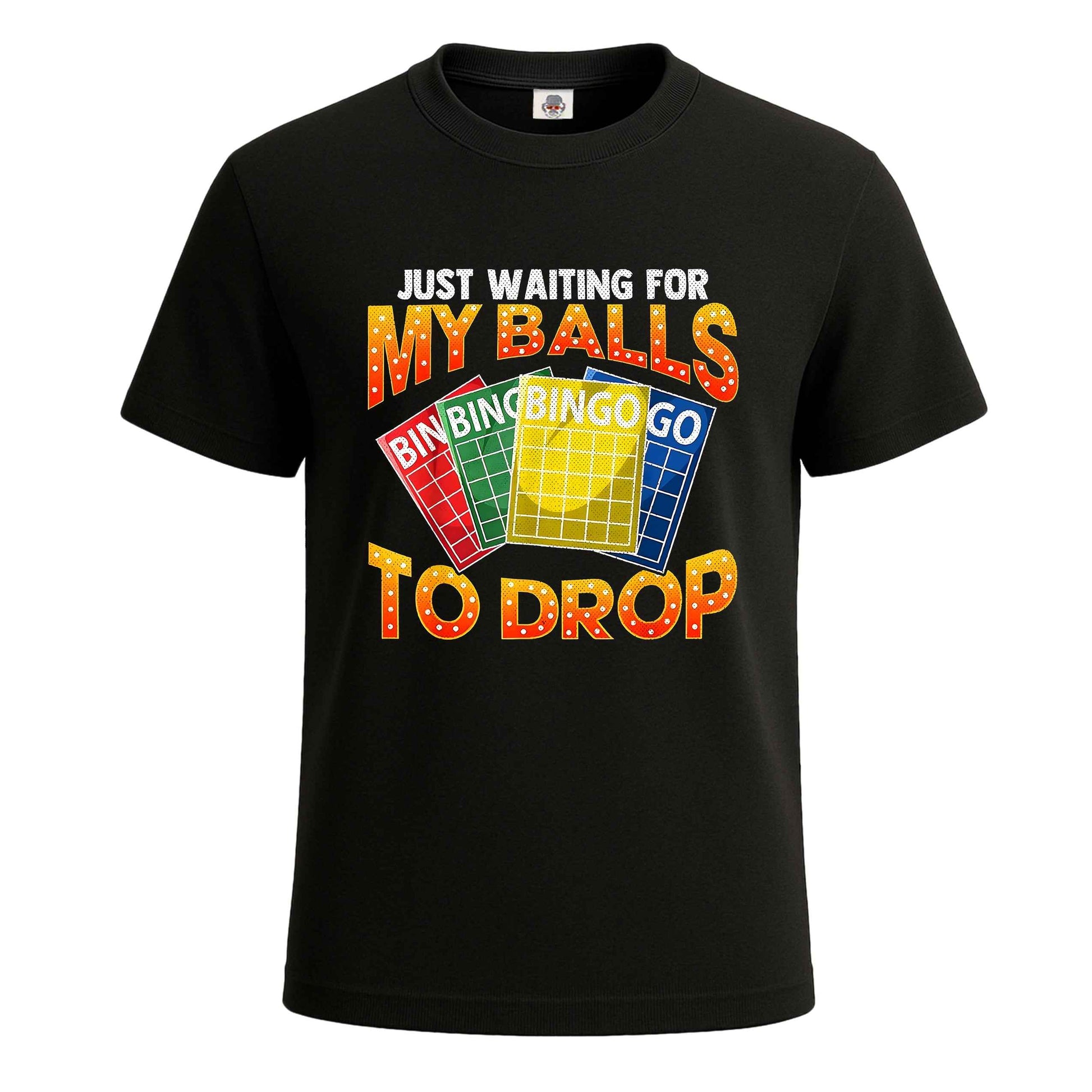 Just Waiting For My Balls | T-Shirt For Men's