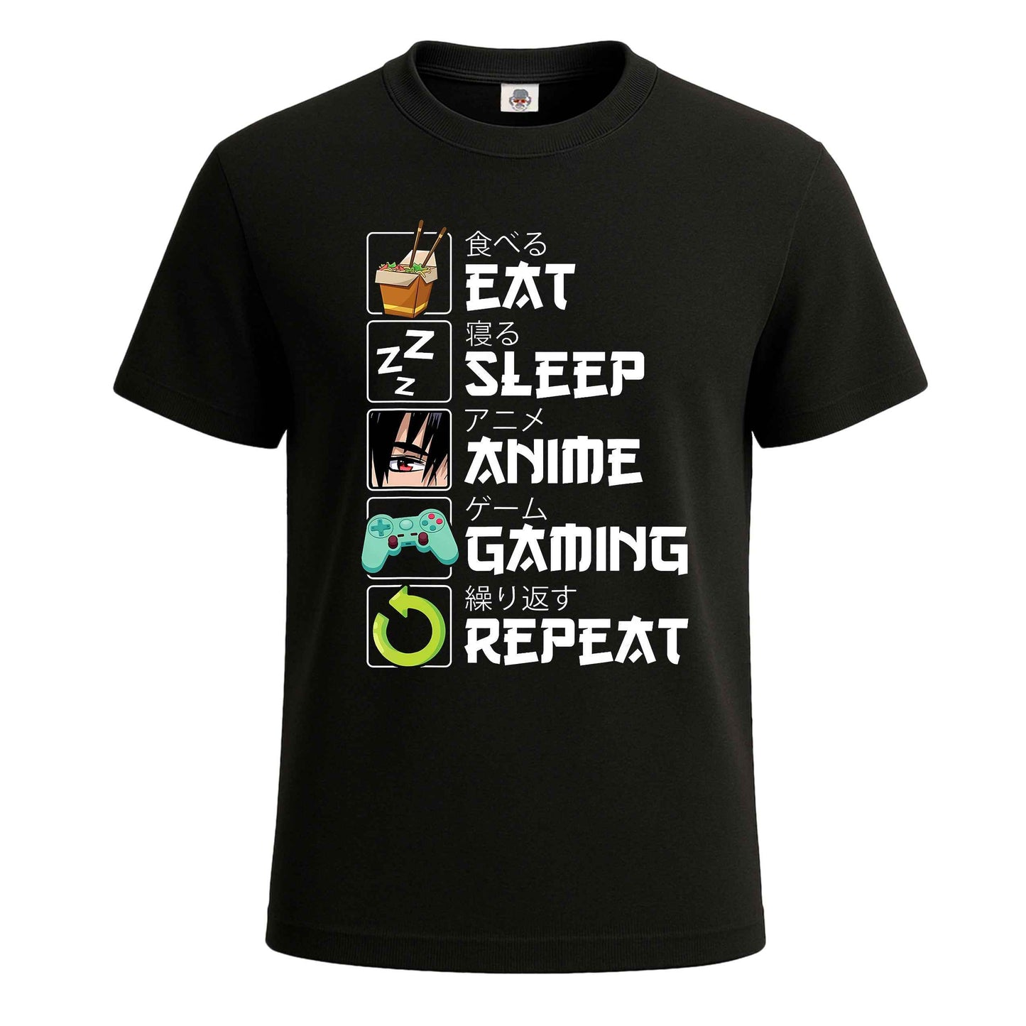 Eat Sleep Anime | T-Shirt For Men's