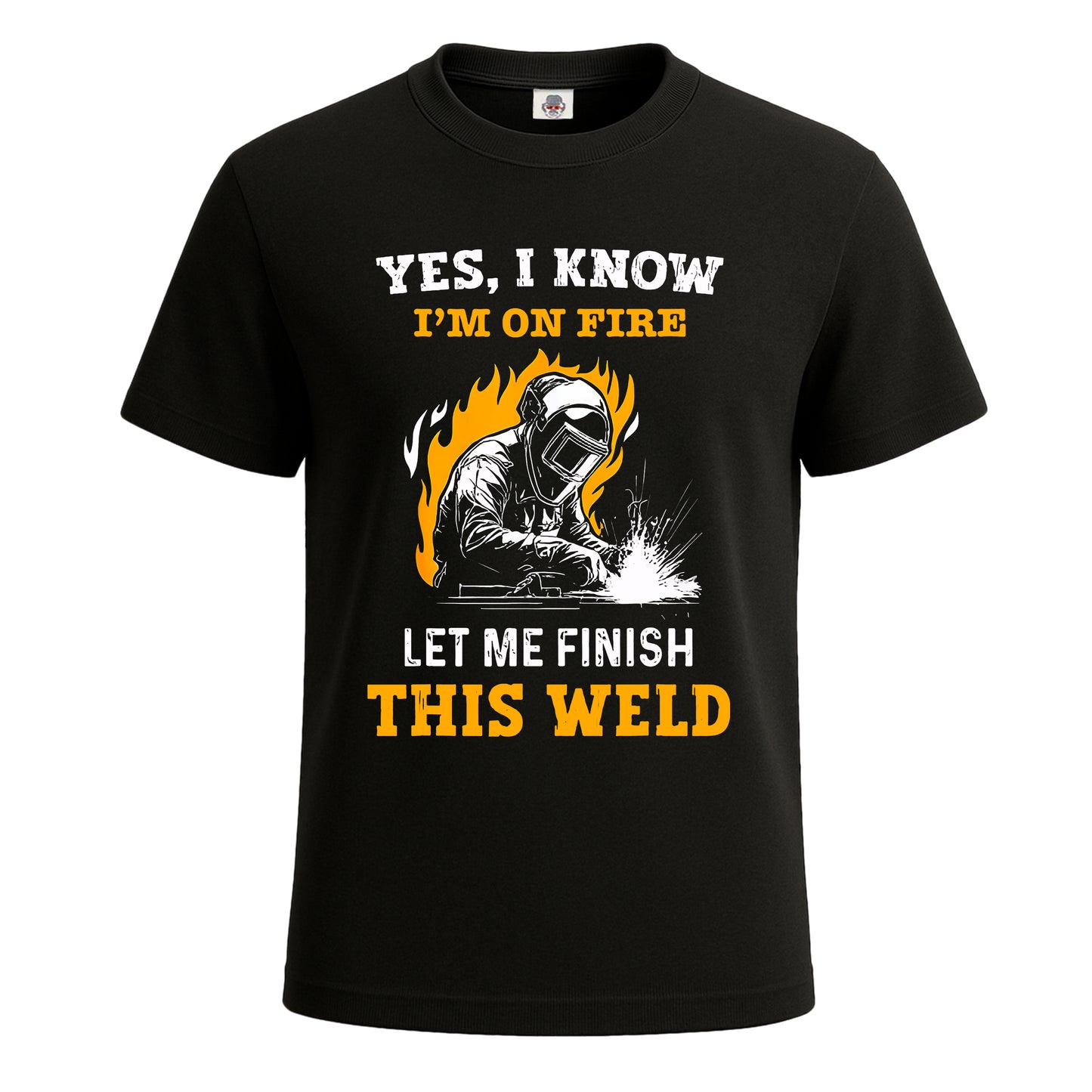 Yes I Know I'm On Fire | T-Shirt For Men's BLACK T-SHIRT Yes I Know I'm On Fire | T-Shirt For Men's