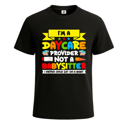 I AM A DAYCARE | T-Shirt For Men's BLACK T-SHIRT I AM A DAYCARE | T-Shirt For Men's
