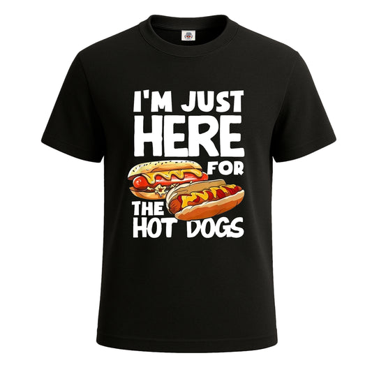 I'm Just Here For | T-Shirt For Men's BLACK T-SHIRT I'm Just Here For | T-Shirt For Men's