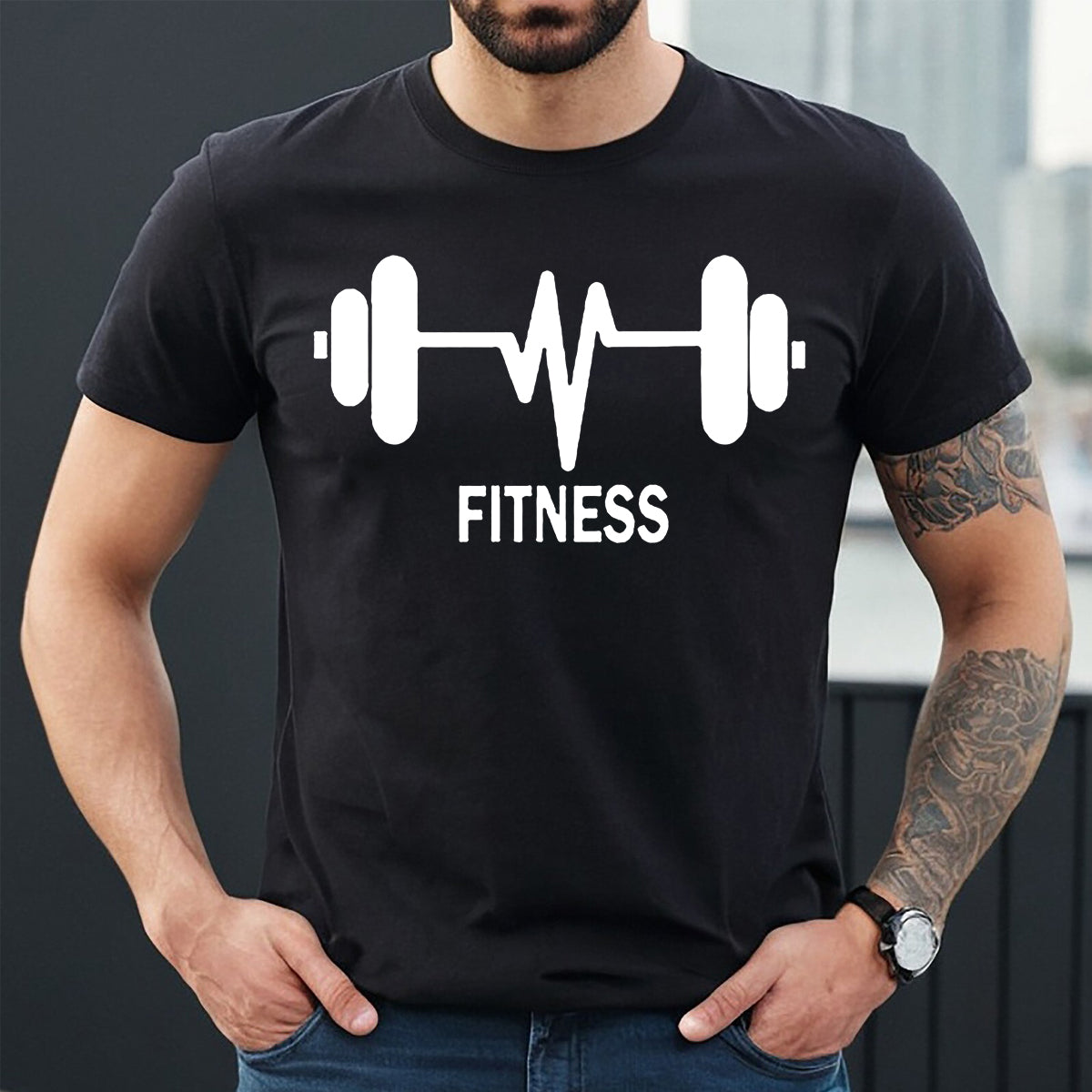 Fitness Logo | MEN'S T-SHIRT