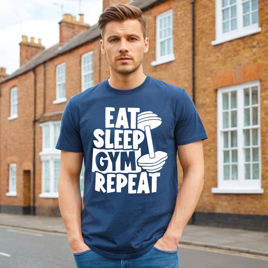 EAT SLEEP GYM | MEN'S T-SHIRT