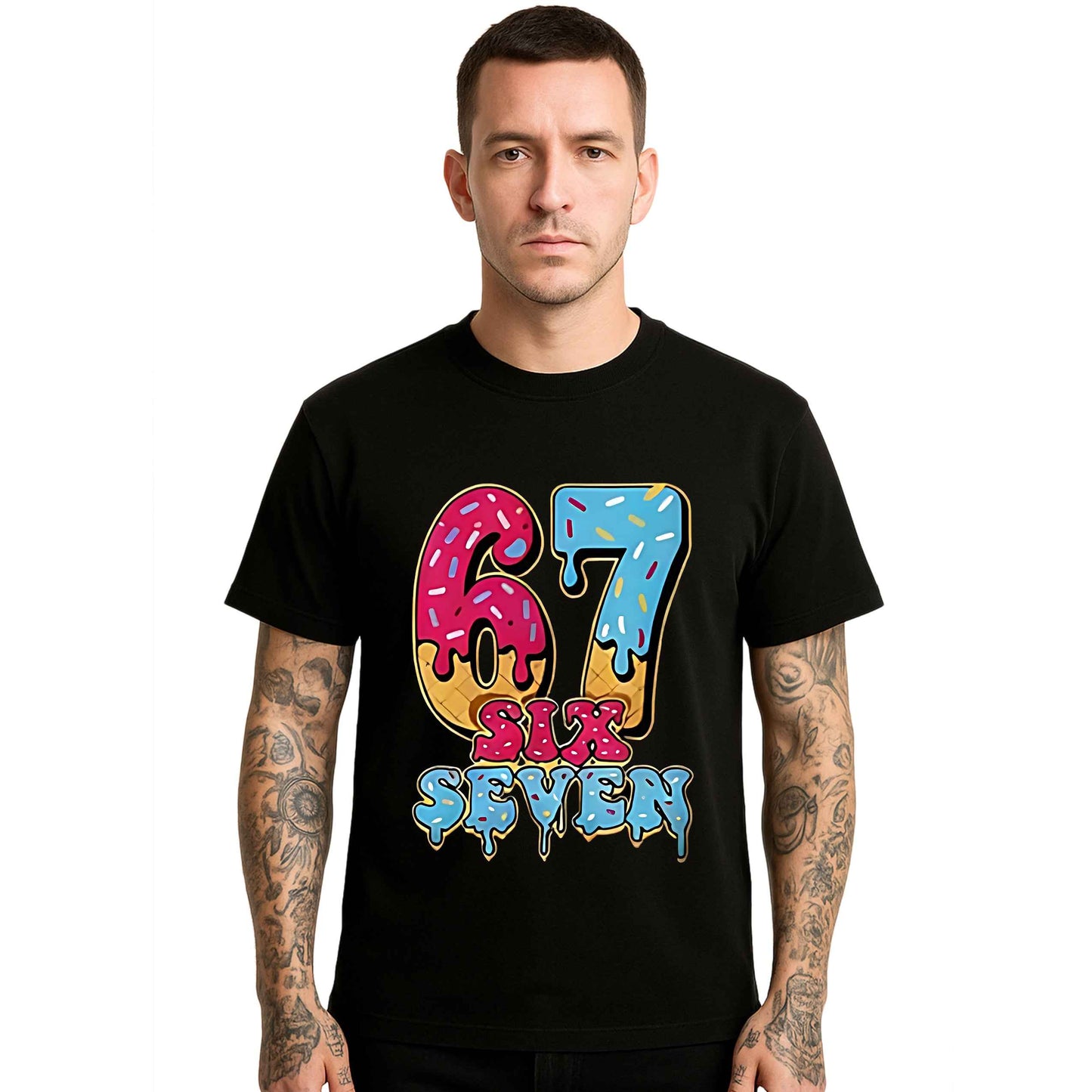 Baseball Drip Number 67 | T-Shirt For Men's Baseball Drip Number 67 | T-Shirt For Men's