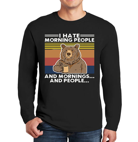I Hate Morning | Men's Long Sleeve