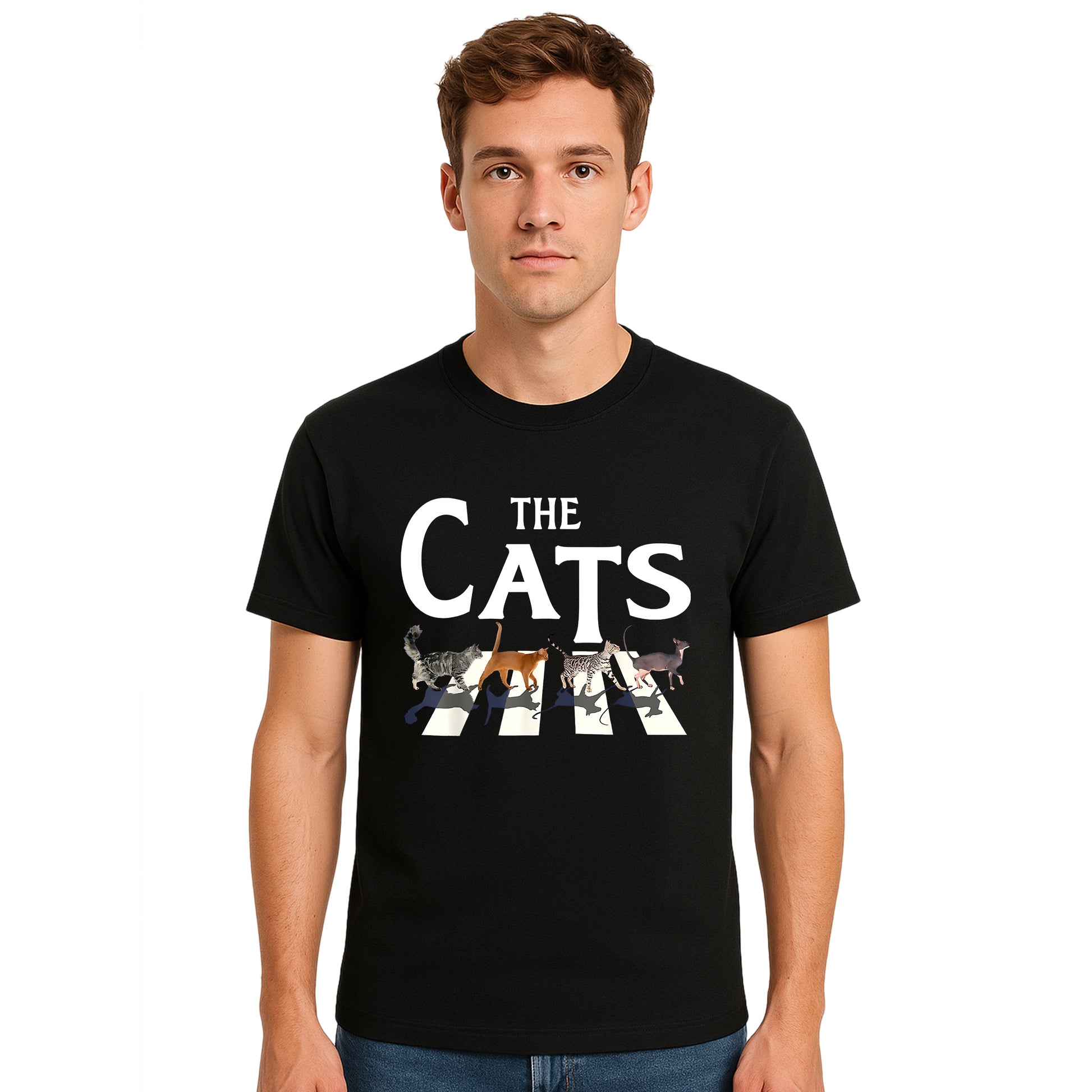 The Cats Abbey Road | T-Shirt For Men's The Cats Abbey Road | T-Shirt For Men's