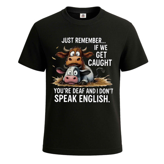 Just Remember If We | T-Shirt For Men's BLACK T-SHIRT Just Remember If We | T-Shirt For Men's