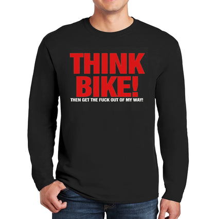 Think Bike Funny | Men's Long Sleeve