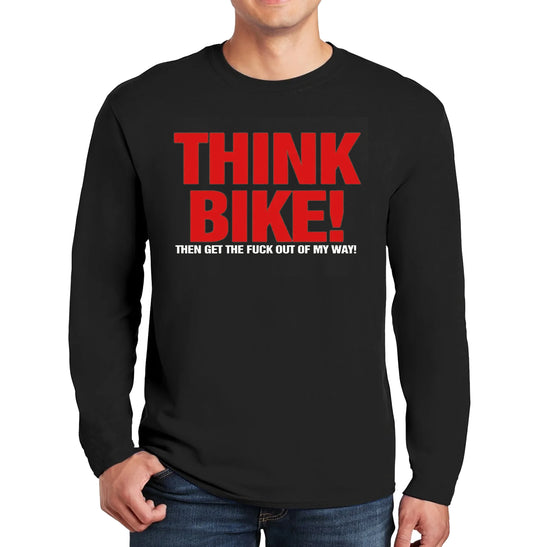 Think Bike Funny | Men's Long Sleeve