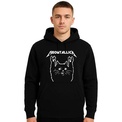 Meowtallica Rock Cat | Hoody For Men's Meowtallica Rock Cat | Hoody For Men's