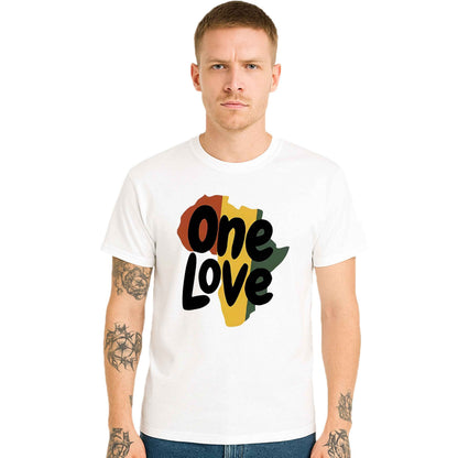 One Love Letter Print | T-Shirt For Men's One Love Letter Print | T-Shirt For Men's