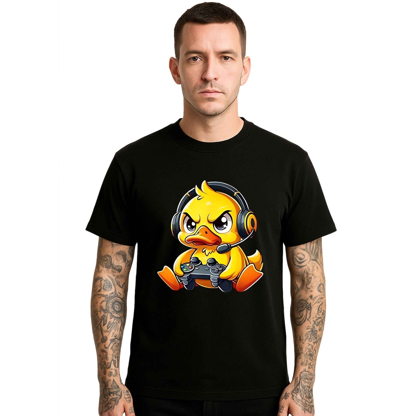 Cute Duck Gamer | T-Shirt For Men's