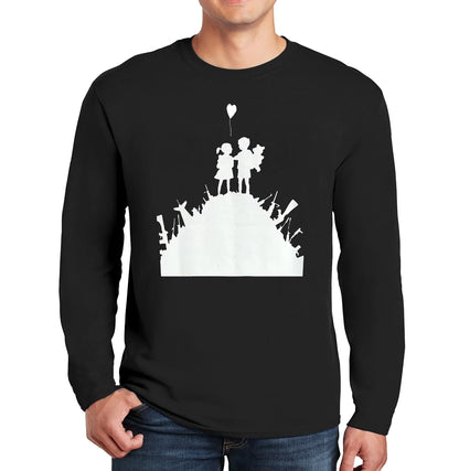 Banksy Kids On | Men's Long Sleeve