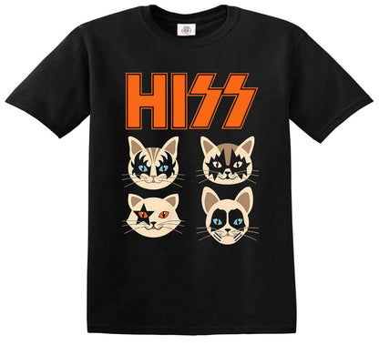Hiss Cats Kittens Rock | KID'S T-SHIRT