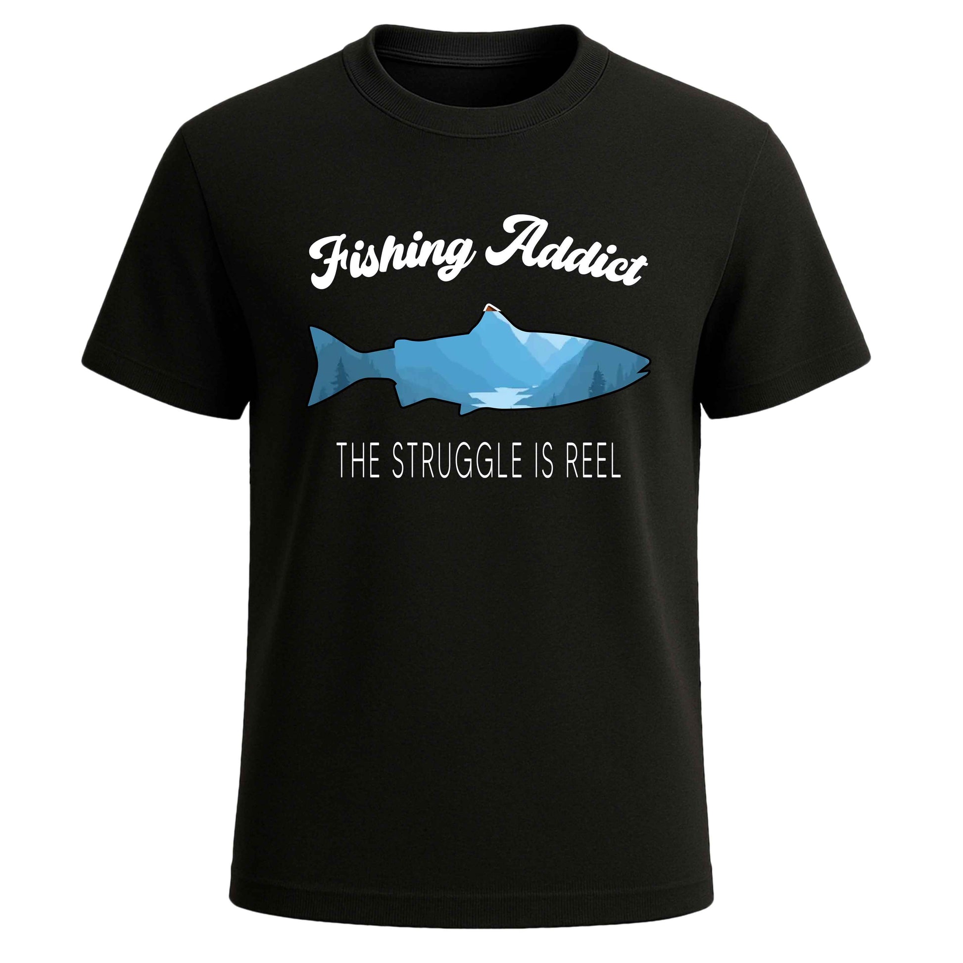 FISHING ADDICT MEN'S T-SHIRT