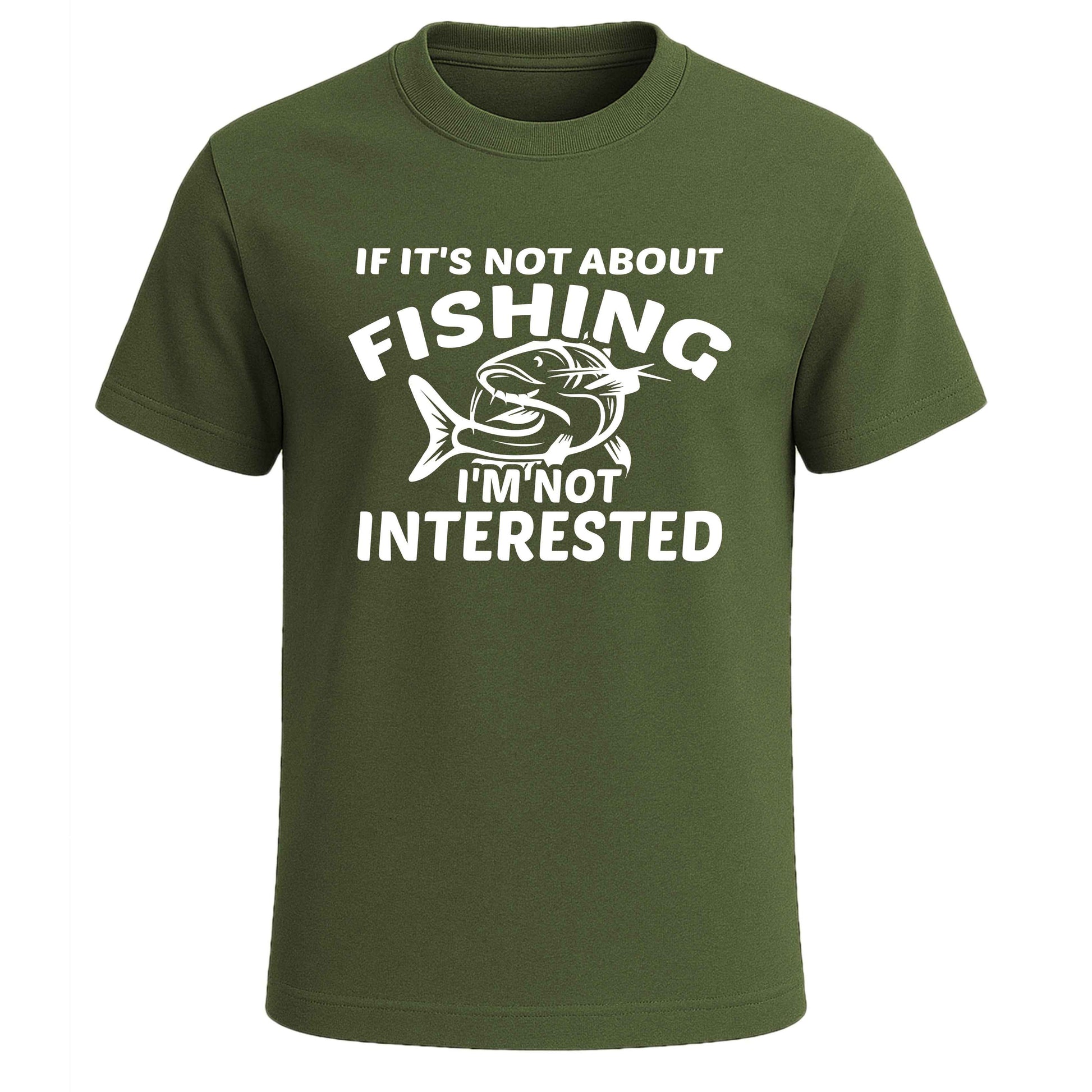 FISHING I'M NOT MEN'S T-SHIRT