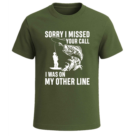 SORRY I MISSED MEN'S T-SHIRT