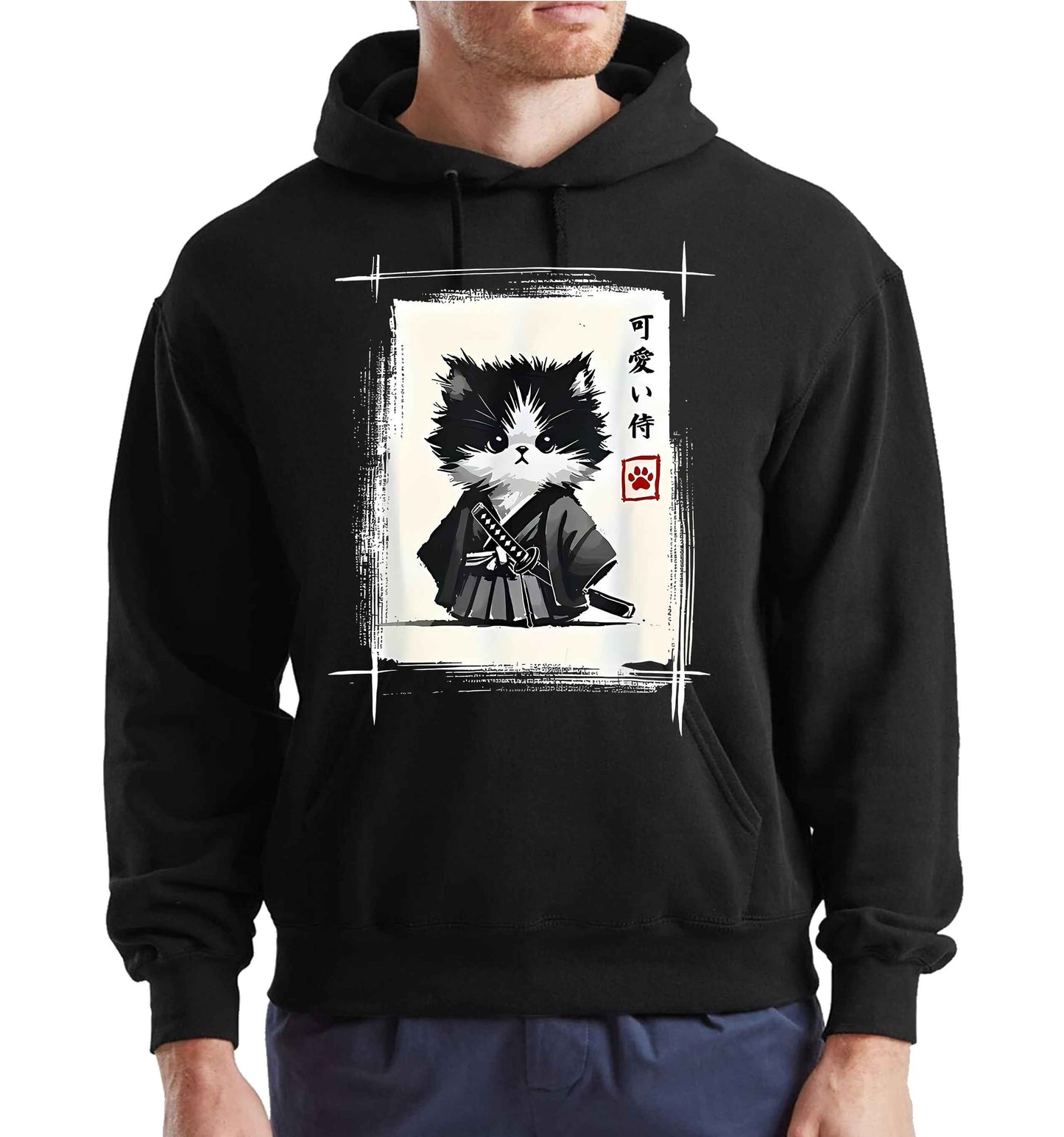 Samurai Cat Japanese | Hoody For Men's