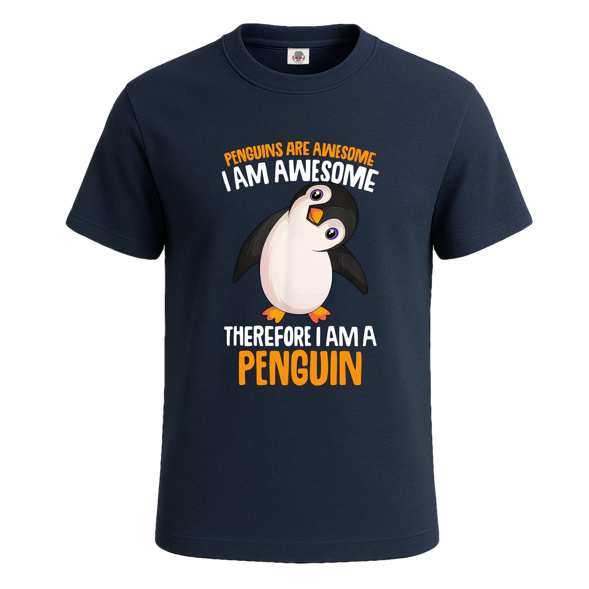 Penguins Are Awesome | T-Shirt For Men's NAVY T-SHIRT Penguins Are Awesome | T-Shirt For Men's
