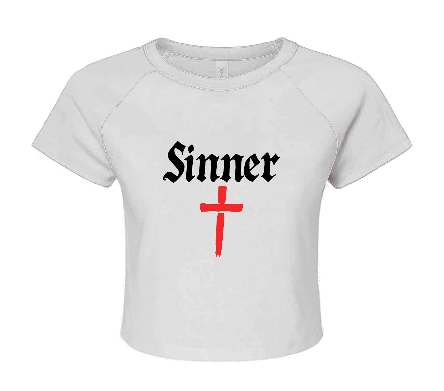 SINNER CROSS | CROP TOP LADIES