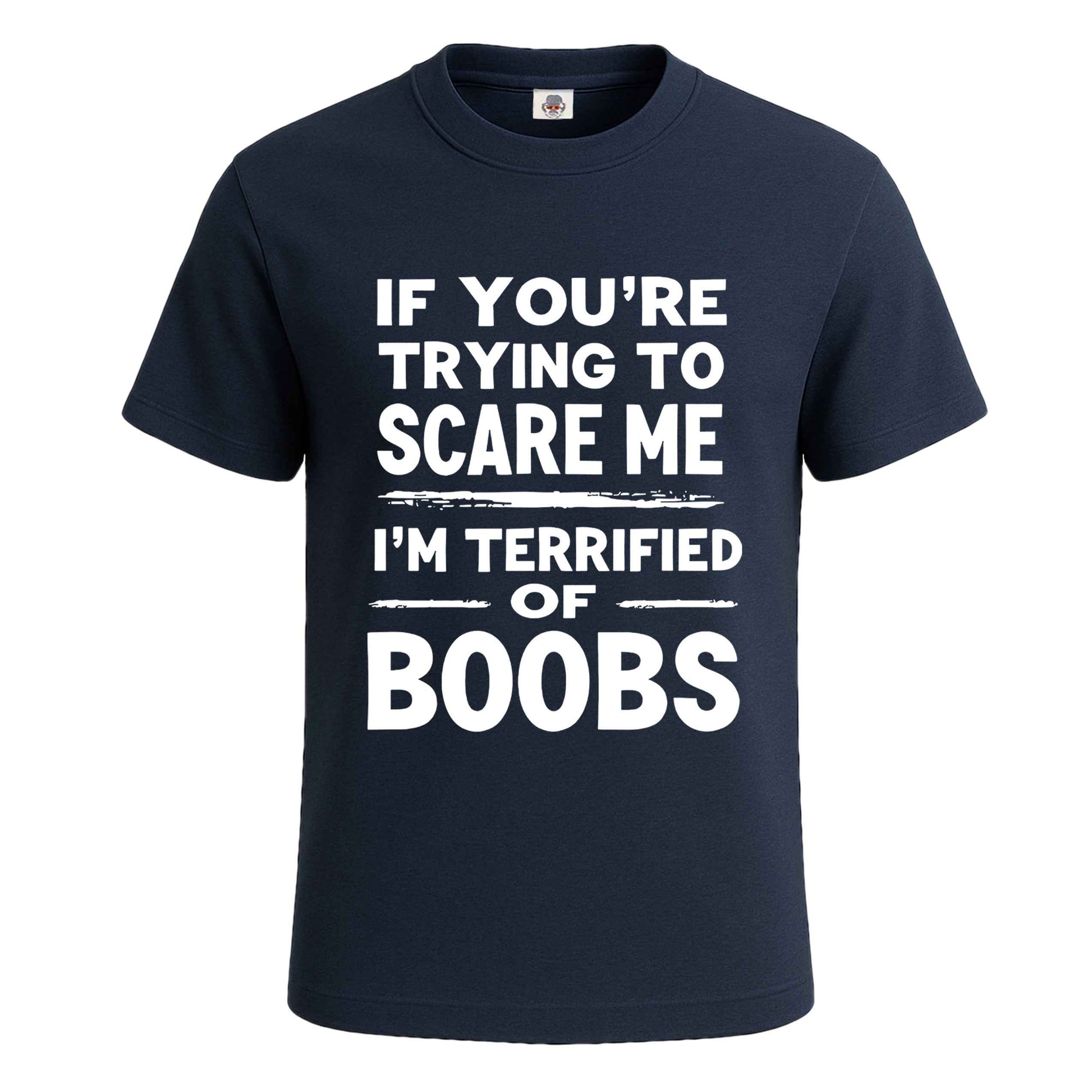 IF YOU'RE TRYING | T-Shirt For Men's NAVY T-SHIRT IF YOU'RE TRYING | T-Shirt For Men's
