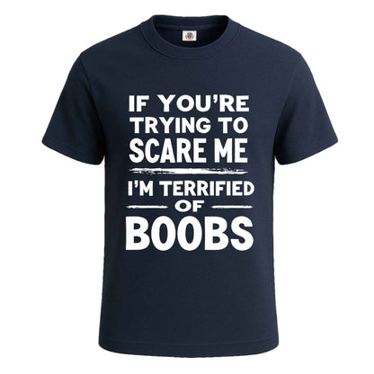 IF YOU'RE TRYING | T-Shirt For Men's NAVY T-SHIRT IF YOU'RE TRYING | T-Shirt For Men's