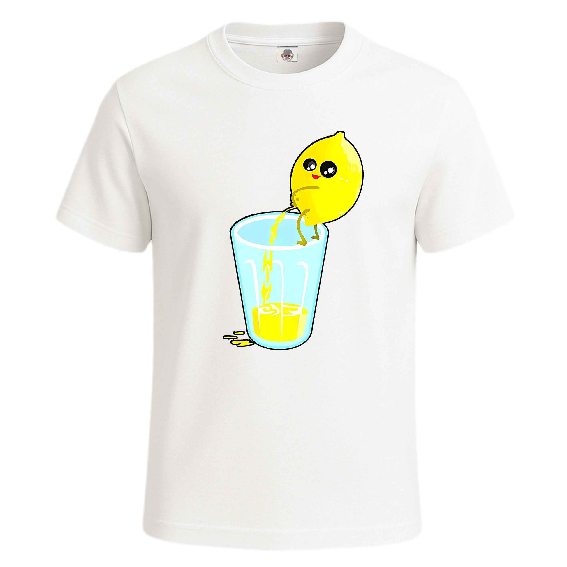 Lemon Pees In Glass | T-Shirt For Men's