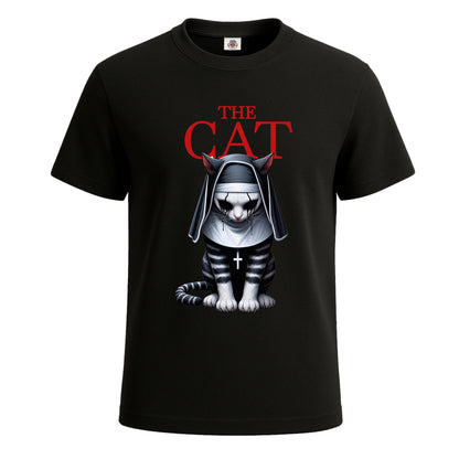 The Cat Nun Humor | T-Shirt For Men's The Cat Nun Humor | T-Shirt For Men's