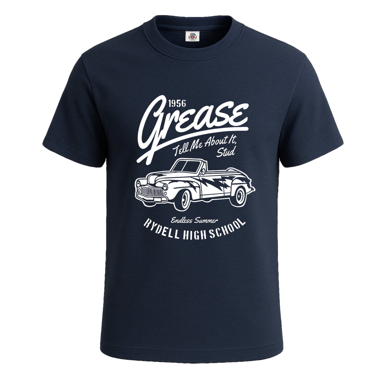 Grease Tell Me About It | T-Shirt For Men's NAVY T-SHIRT Grease Tell Me About It | T-Shirt For Men's