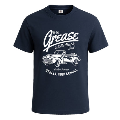 Grease Tell Me About It | T-Shirt For Men's NAVY T-SHIRT Grease Tell Me About It | T-Shirt For Men's