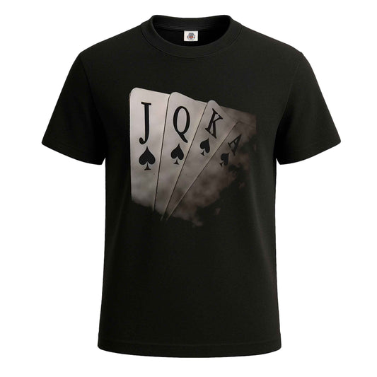 Poker Elements 3D | T-Shirt For Men's BLACK T-SHIRT Poker Elements 3D | T-Shirt For Men's
