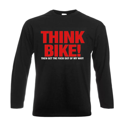 Think Bike Funny | Men's Long Sleeve