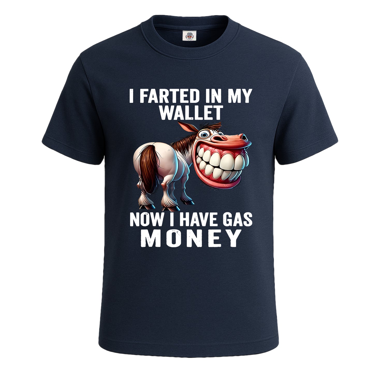 I Farted In My Wallet | T-Shirt For Men's NAVY T-SHIRT I Farted In My Wallet | T-Shirt For Men's