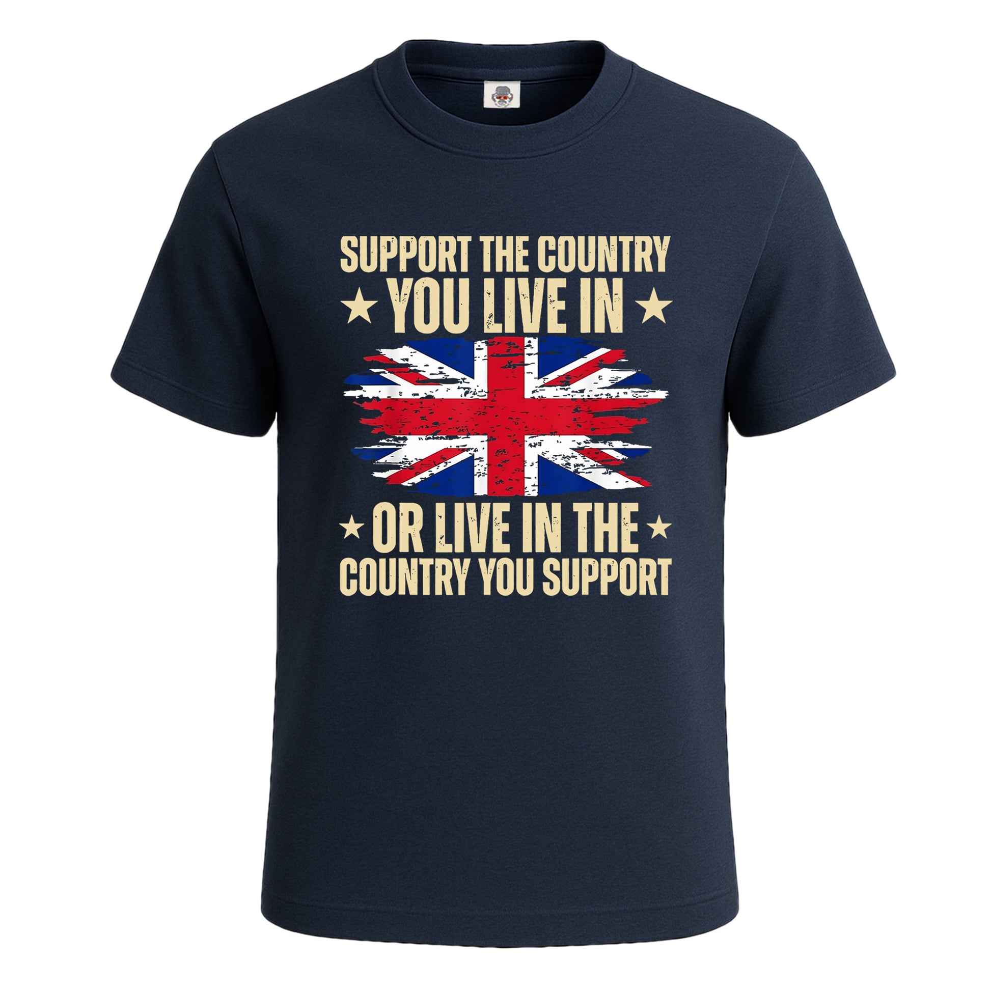Support The Country You | T-Shirt For Men's NAVY T-SHIRT Support The Country You | T-Shirt For Men's