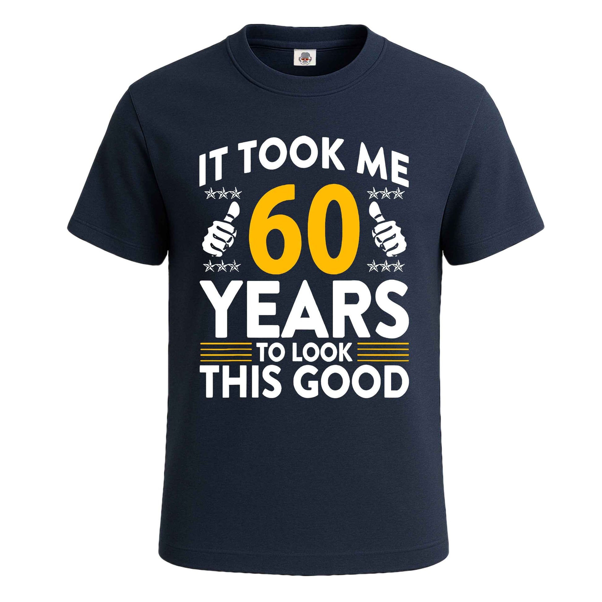 It Took Me 60 Years | T-Shirt For Men's NAVY T-SHIRT It Took Me 60 Years | T-Shirt For Men's