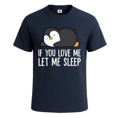 If You Love Me Let | T-Shirt For Men's NAVY T-SHIRT If You Love Me Let | T-Shirt For Men's