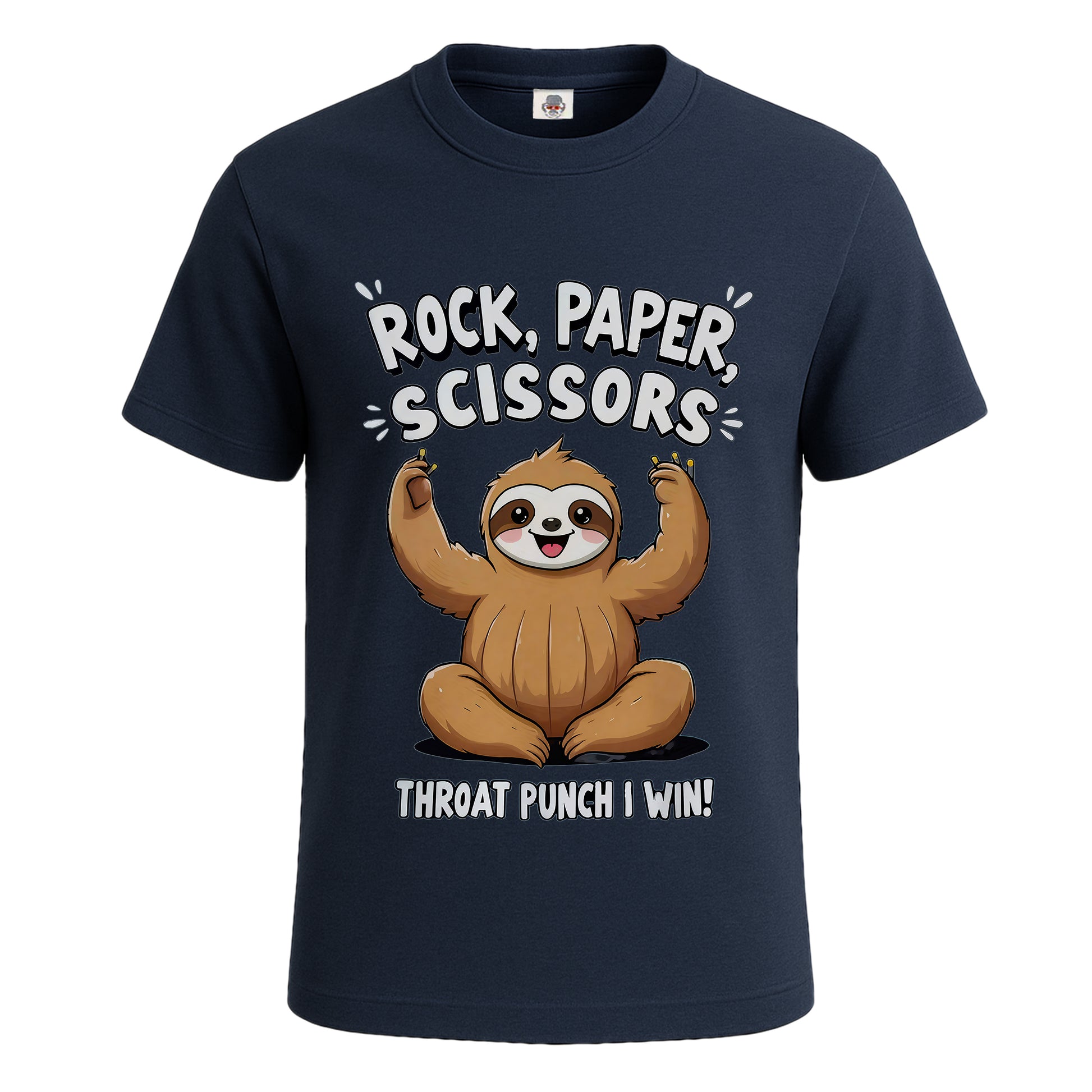 Rock Paper Scissors | T-Shirt For Men's NAVY T-SHIRT Rock Paper Scissors | T-Shirt For Men's