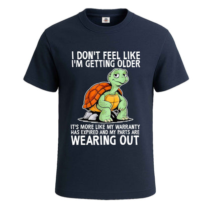 Turtle I Don't Feel Like | T-Shirt For Men's NAVY T-SHIRT Turtle I Don't Feel Like | T-Shirt For Men's