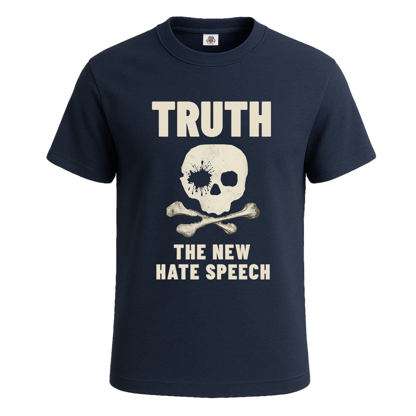 Truth The New Hate | T-Shirt For Men's NAVY T-SHIRT Truth The New Hate | T-Shirt For Men's