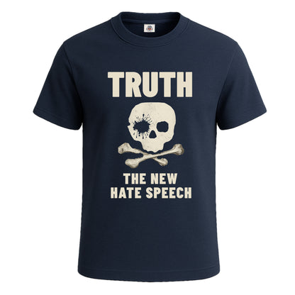 Truth The New Hate | T-Shirt For Men's NAVY T-SHIRT Truth The New Hate | T-Shirt For Men's