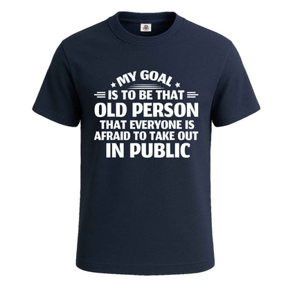 My Goal is To Be That | T-Shirt For Men's NAVY T-SHIRT My Goal is To Be That | T-Shirt For Men's