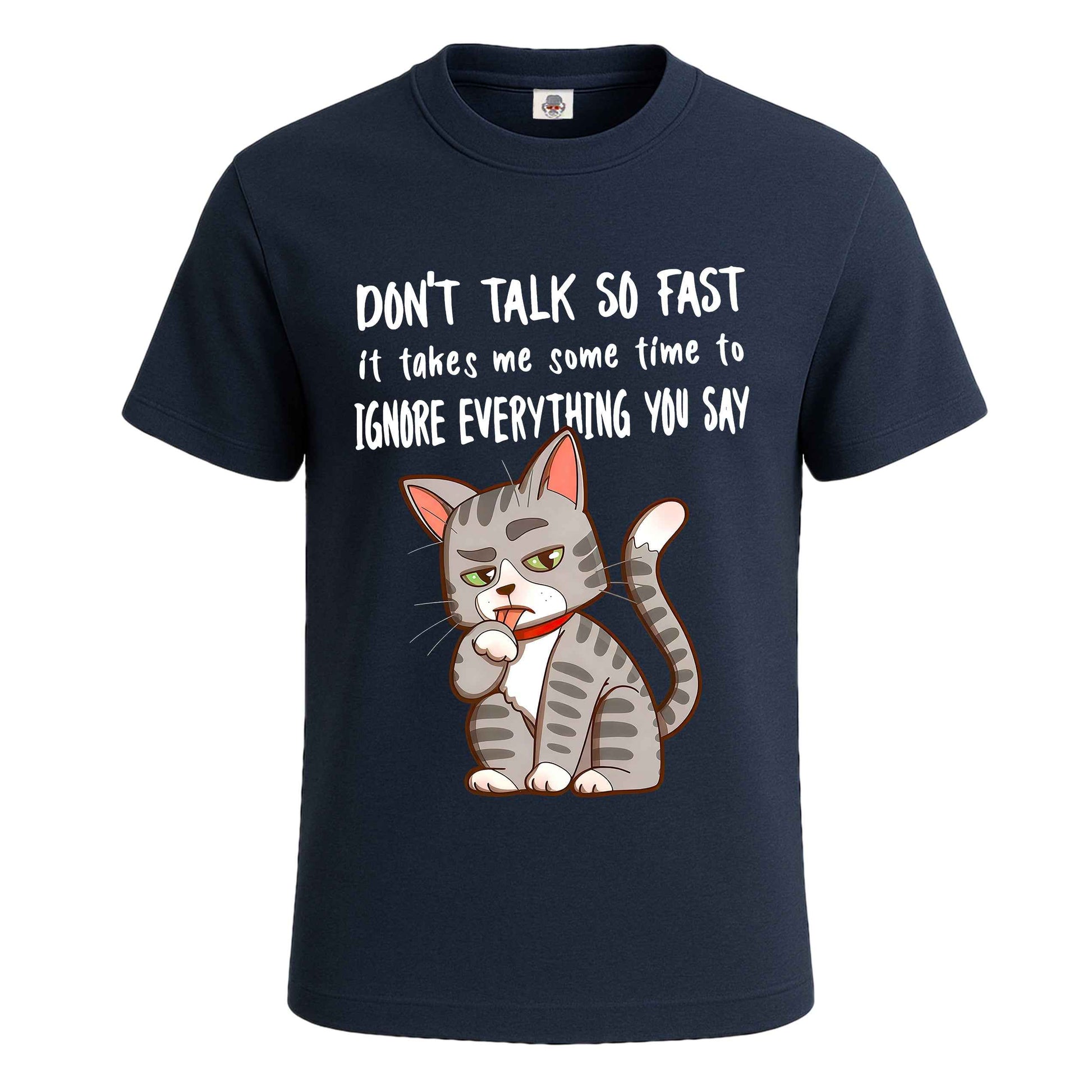 Don't talk so fast | T-Shirt For Men's NAVY T-SHIRT Don't talk so fast | T-Shirt For Men's