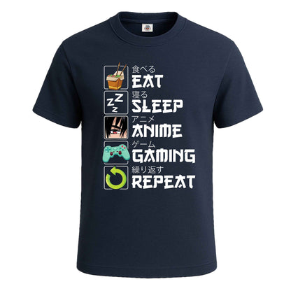 Eat Sleep Anime | T-Shirt For Men's