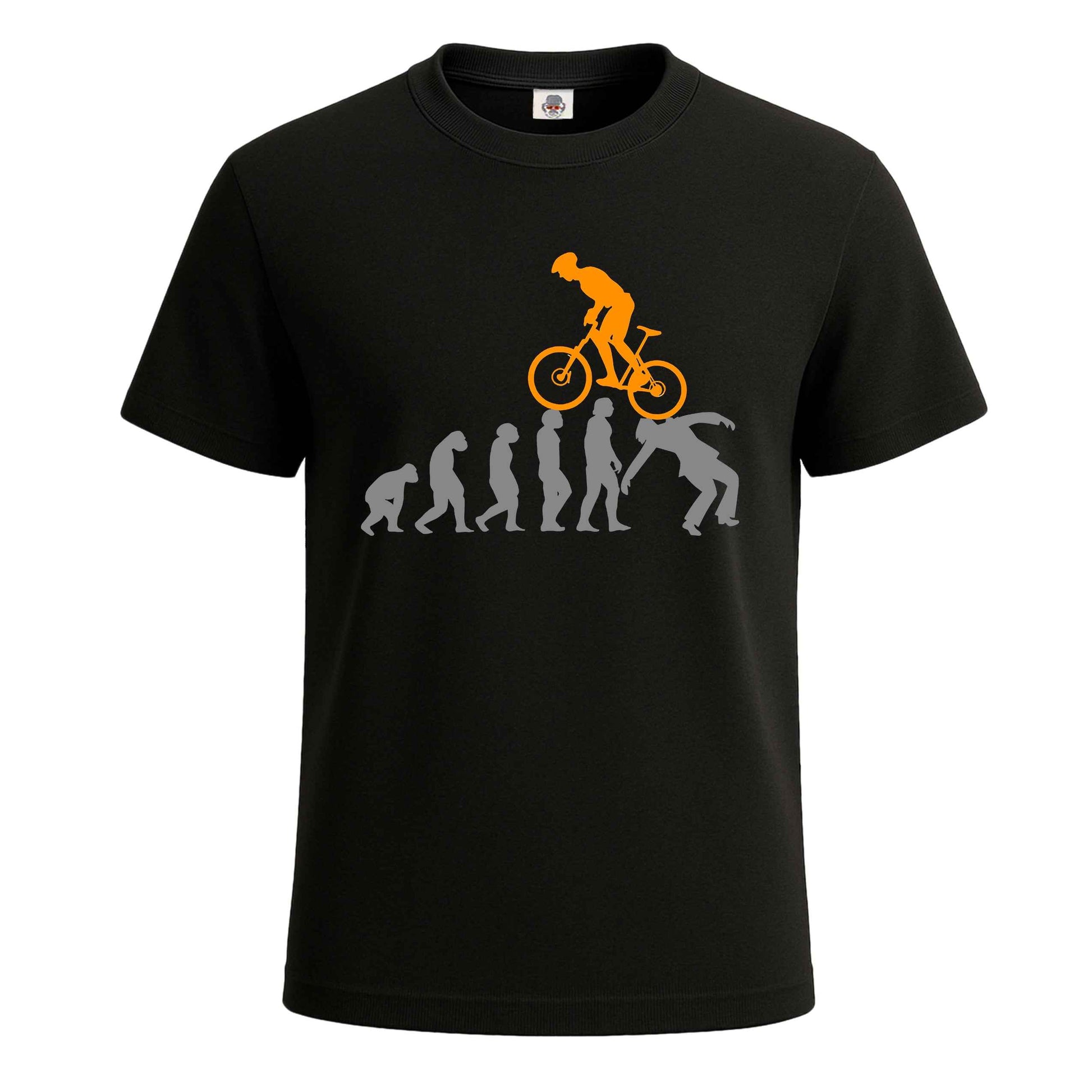 Motorcycle Biker Evolution| T-Shirt For Men's BLACK T-SHIRT Motorcycle Biker Evolution| T-Shirt For Men's