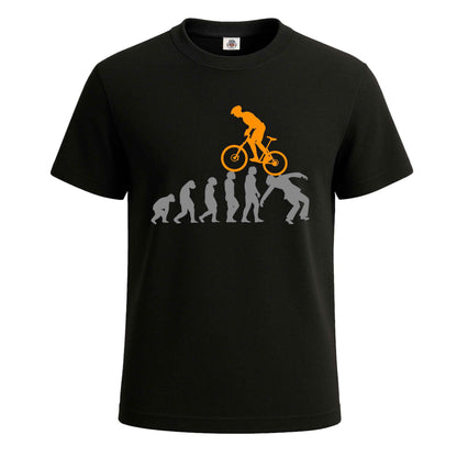 Motorcycle Biker Evolution| T-Shirt For Men's BLACK T-SHIRT Motorcycle Biker Evolution| T-Shirt For Men's